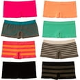 thumbnail image 3 of Alyce Ives Intimates Seamless Girls Panties, Solids & Stripes, S, 8 Pack, 3 of 7