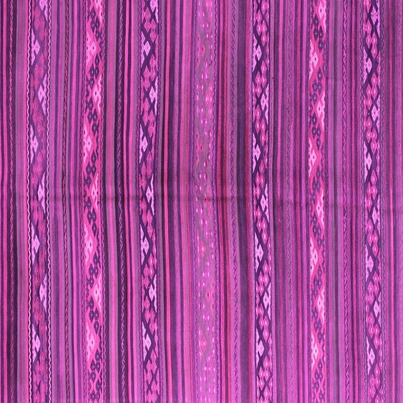 Ahgly Company Indoor Square Southwestern Pink Country Area Rugs, 3' Square
