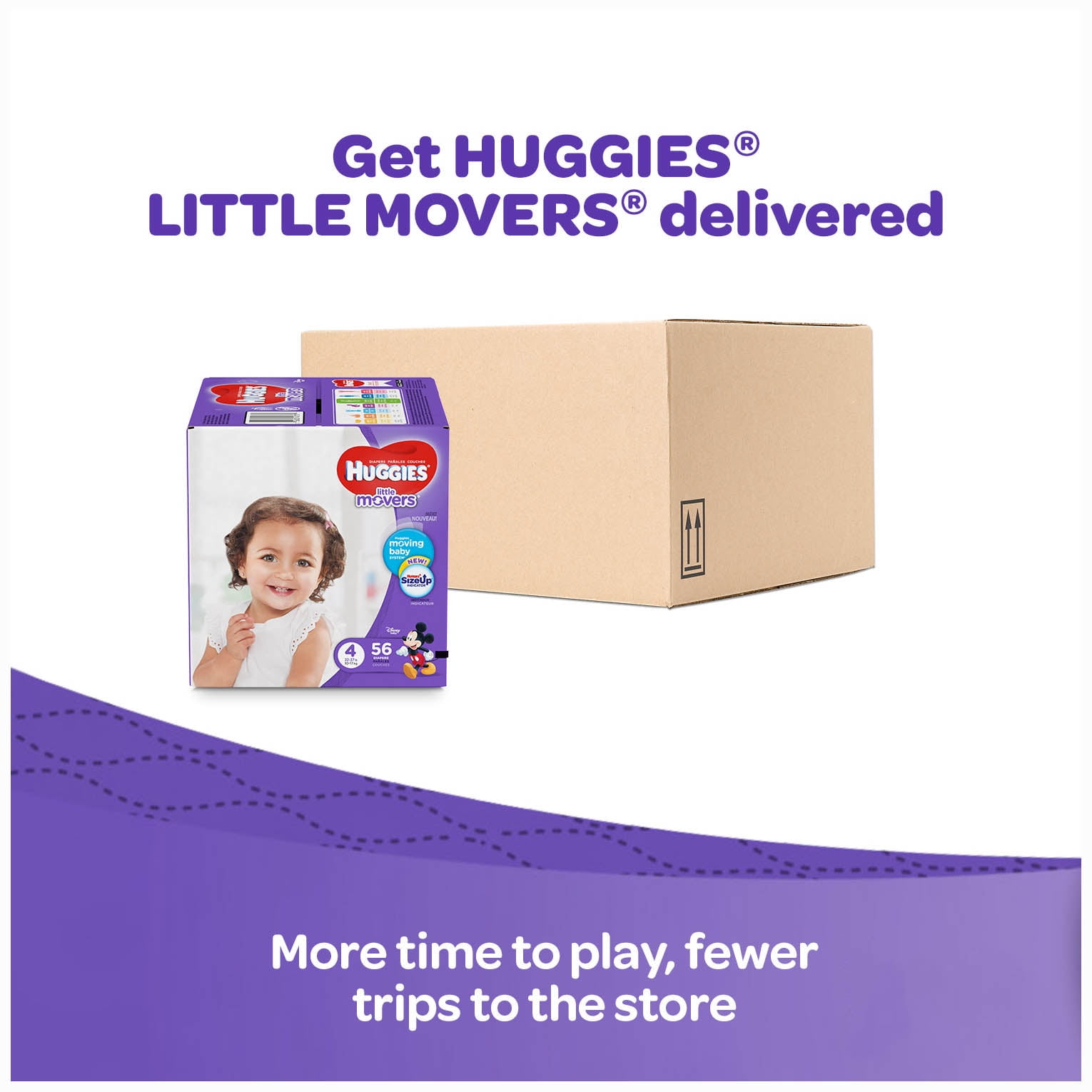 Buy HUGGIES Little Movers Diapers, Size 6, 42 Ct Online at Lowest Price