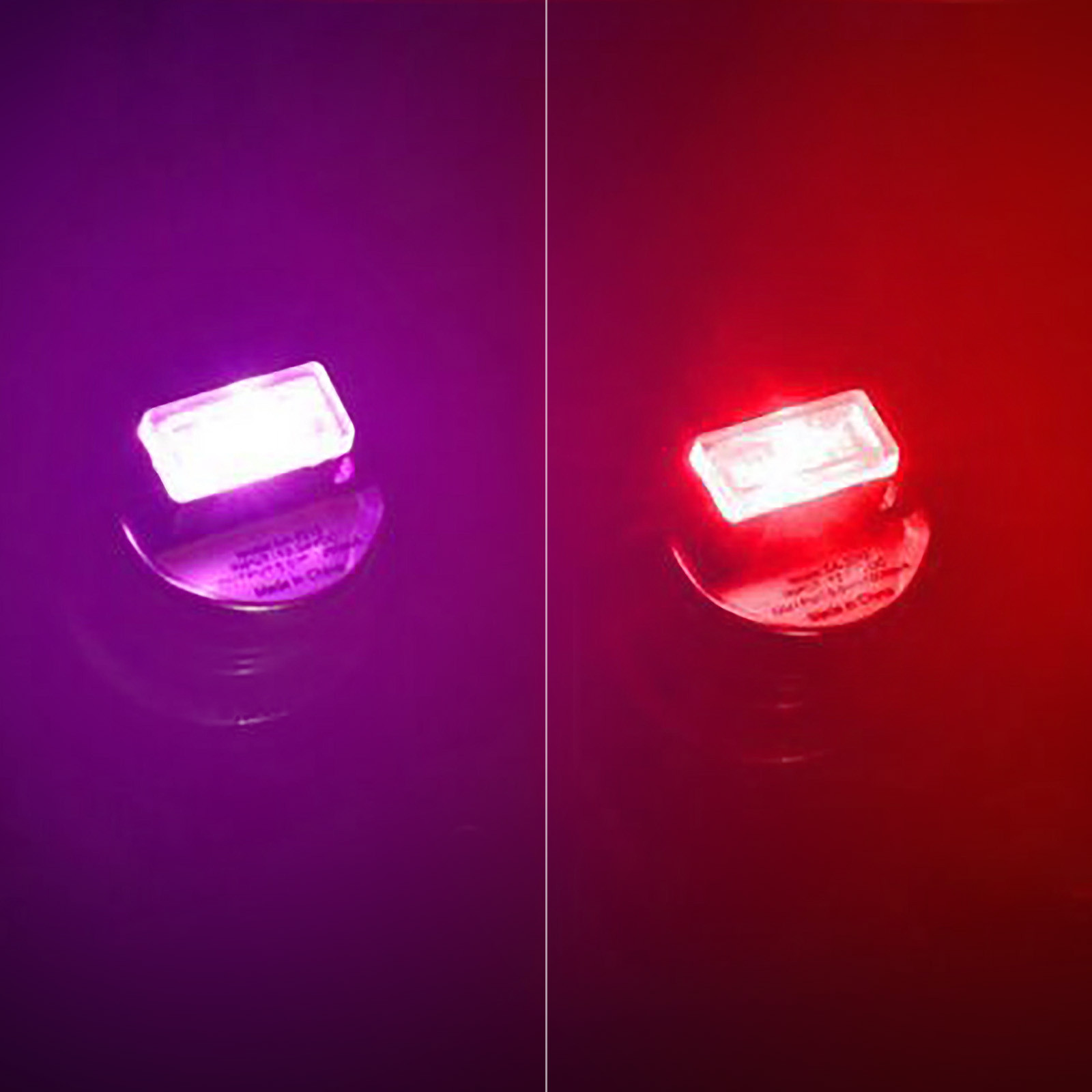 Kusou 2PC Usb Car Ambient Light Led Car Interior Decorative Lights Car