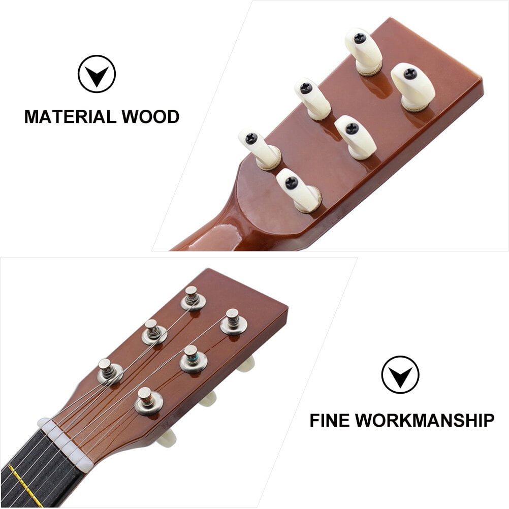 23 Inch Acoustic Guitar Wooden Beginner Guitar Music Instruments for Kids Girls Boys Beginners