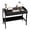 Black, variant on BESKADI 100% Solid Wood Desk with Drawers - 40 Inch Mid Century Modern Desk, Vintage Desks with Shelf, Adjustable Height Writing Computer Desks - Natural Oak Desk