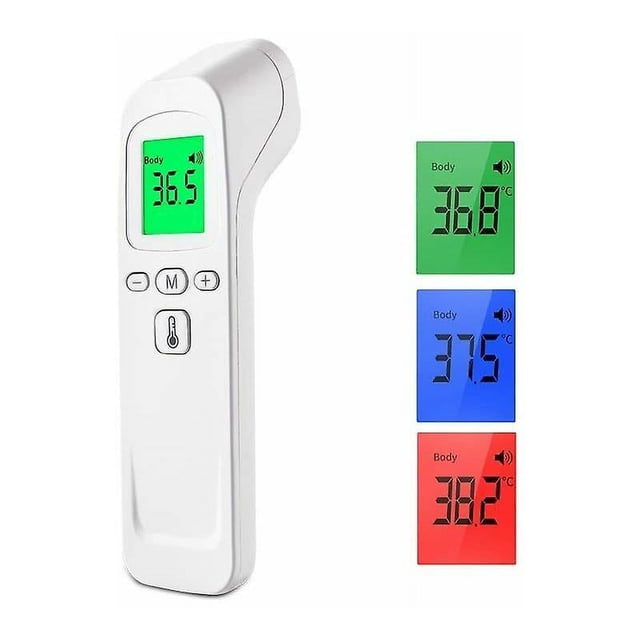 Termómetro médico infrarrojo para la frente, termómetro médico sin contacto para personas (niños, adultos, bebés) y superficies de objetos, Cisea