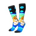 thumbnail image 2 of Saiise Bluey Funny Socks Men Women Boys Kids Adults Novelty Graphic Crew Tube Socks Crazy Design Casual Dress Socks for Sports,Running,Travel, 2 of 7