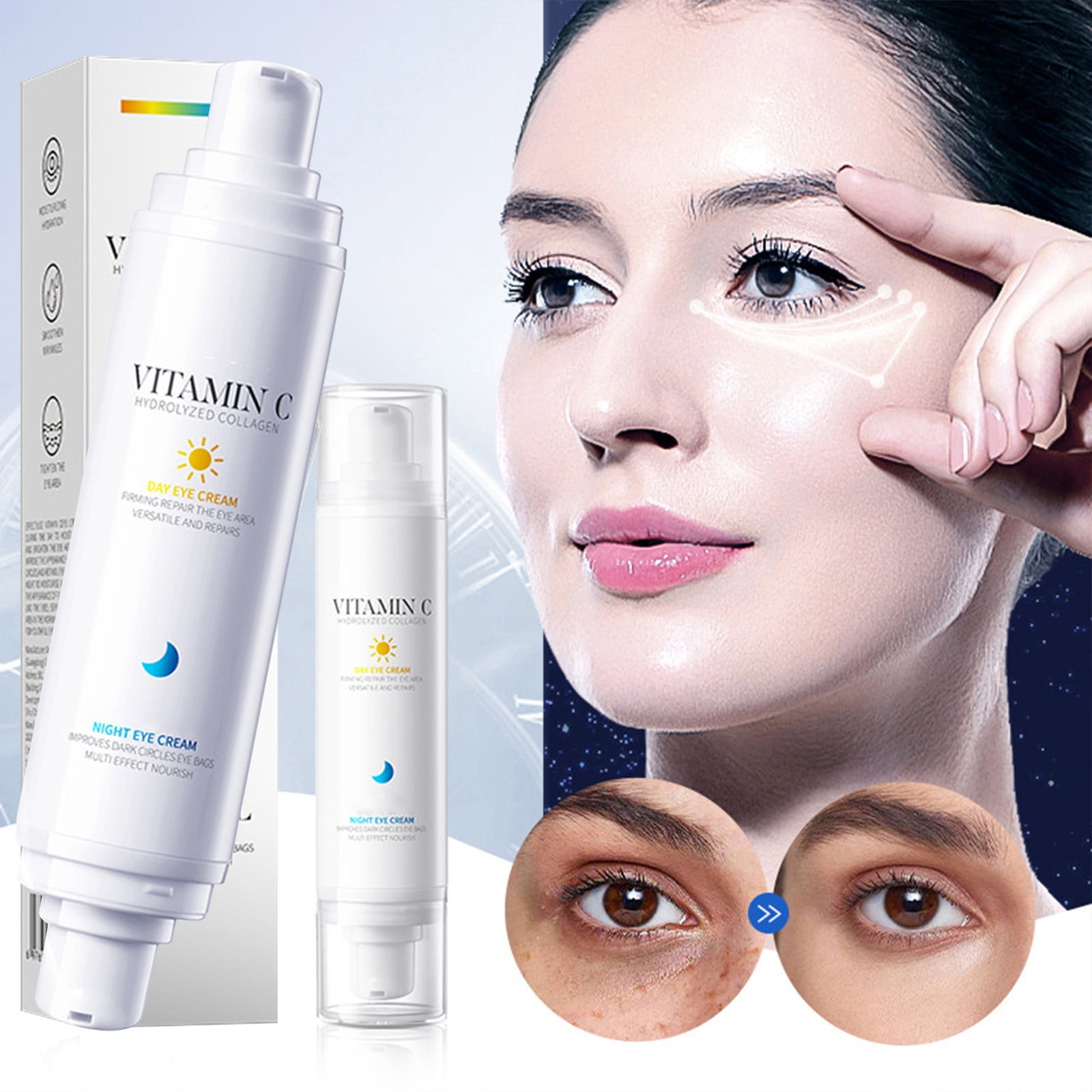 2pcs Cayman Eye Cream, Repair Eye Cream with Natrual Crocodile Oil