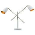 thumbnail image 2 of SAFAVIEH Mavis 32 in. H Adjustable Duo-Light Table Lamp, White, 2 of 3