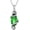 Emerald Green, variant on SISGEM 925 Sterling Silver Vintage Snake Pendant Necklace with 12 Months Birthstone Jewelry Gifts for Women