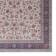 thumbnail image 4 of Contemporary Home Living 2.25' x 3.25' Floral Rectangular Area Throw Rug - Cream and Blue, 4 of 7
