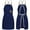 Blue, variant on Chef Apron Bib Tool Apron For Man Woman Cross Back Straps With 4 Pockets For Kitchen Cooking Gardening Baking Working(black)