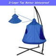thumbnail image 5 of TLSUNNY X-Shaped Hammock Stand Set with Swing Chair & Canopy, Portable for Garden/Balcony/Bedroom, 5 of 8
