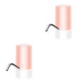 thumbnail image 1 of Naiovety Dispensador de agua, bomba de botella de agua recargable por USB, interruptor eléctrico para beber, accesorio para bomba Rosa 2piezas Naiovety CBP166056, 1 of 6