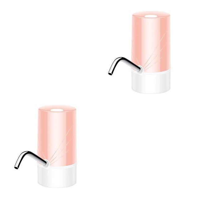 Naiovety Dispensador de agua, bomba de botella de agua recargable por USB, interruptor eléctrico para beber, accesorio para bomba Rosa 2piezas Naiovety CBP166056
