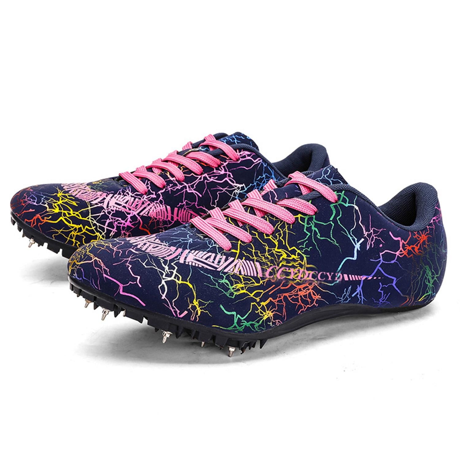 Unisex Track Spike Shoes, Track and Field Running Shoes for Sprint and Mid-distance