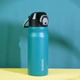 thumbnail image 7 of BJPKPK 18oz Stainless Steel Water Bottle with Straw, Insulated Water Bottle with Leak Proof Lid, Laguna, 7 of 7