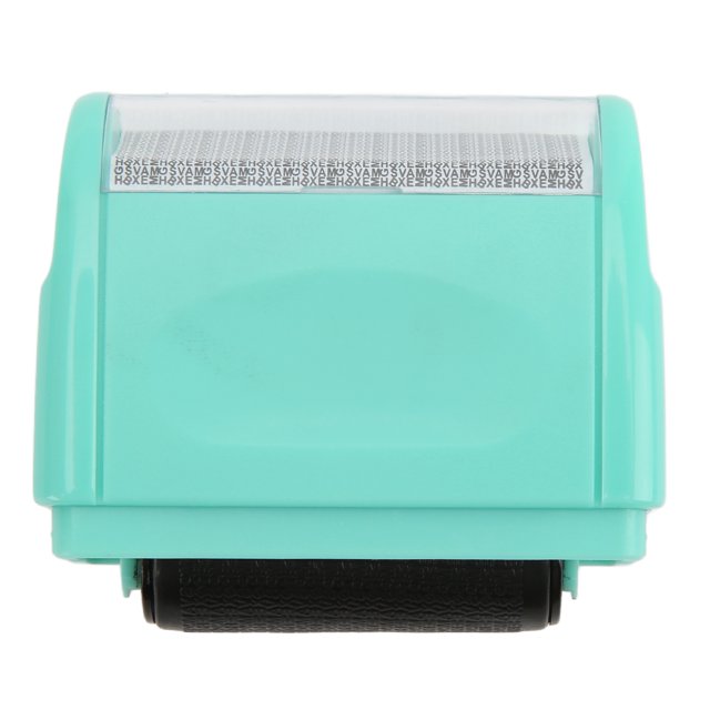 Identity Theft Prevention , Photosensitive Roller Finger Trough Confidential ABS Material For Office For Home ANGGREK Verde