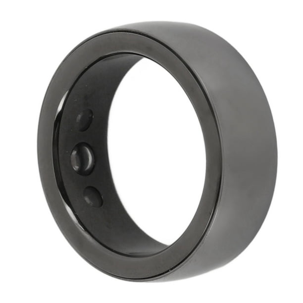 Smart Ring Health Tracker, Seguimiento del Sueño Utilizable, IP68 impermeable Conteo de Pasos Seguimiento del Sueño Fitness Anillo Inteligente para Mujeres y Hombres negros negros