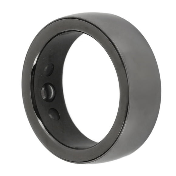 Smart Ring Health Tracker, Sleep Tracking Wearable, IP68 Waterproof Step Counting Sleep Tracking Fitness Smart Ring for Women Men Black