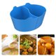 thumbnail image 2 of Revestimiento De Olla De Cocción Lenta 2 uds olla de cocción lenta con revestimiento antiadherente de silicona Crockpot divisor (azul) Ndcxsfigh Libre de BPA, 2 of 6