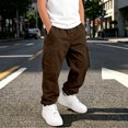 thumbnail image 5 of CONZONE Kids Boys Baggy Cargo Pants Wide Leg Casual Pants for Child Elastic Waist School Fall Winter Outdoor Jogger Pants with Pockets, 5 of 8