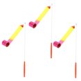 thumbnail image 1 of HAMPPLIES 3Pcs 157x1.8x0.04In Multi-Colored Nylon Fiber Rhythmic Art Gymnastics Ribbon for Children Dancing Streamers, 1 of 8