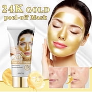 Mooyam 2 Pack Purifying Gold Peel off Mask, Face Masks Beauty Peel Off Gold Face Mask, Blackhead Remover Deep Cleanser, Gold Mud Face Mask 4oz