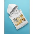 thumbnail image 3 of Image Conscious Graffiti Hearts Hoodie Women's -Image Conscious Designs, 3 of 4