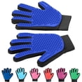 thumbnail image 4 of Guantes de silicona para mascotas, baño para gatos y perros, suministros para gatos, peine, cepillo, guantes para mascotas, cepillo, 4 of 6