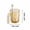 Yellow, variant on Cinvoph Toothbrush Cup with Handle, Plastic Bathroom Cups, Toothbrush Holder, Bathroom Tumbler, Yellow