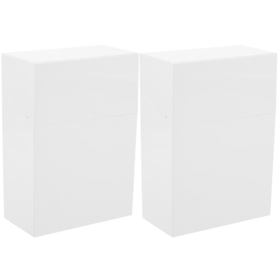 2 Pcs Storage Bins with Lids Small Object Box Practical Organizer