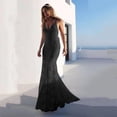 thumbnail image 1 of Vestido sexy escote en V vestido de tirantes blanco vestido ceremonial vestido de novia, 1 of 6