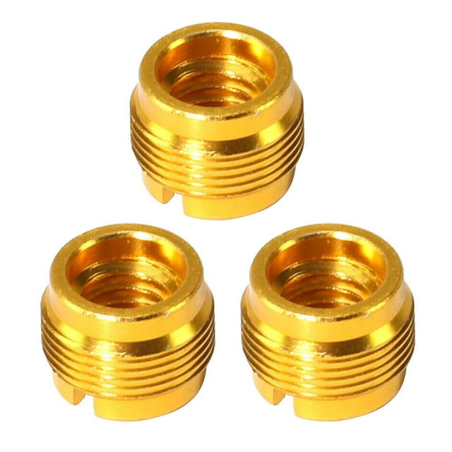 adaptacióndor De Tornillo De 3 Piezas 3/8 " A 5/8 '' adaptaciónción Para Soporte De Micrófono Y Micrófono shamjiam Adaptador de soporte de micrófono