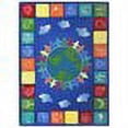 thumbnail image 2 of Joy Carpets Kid Essentials Geography & Environment One World Rug, Primary, 7'8" x 10'9", 2 of 2