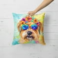 thumbnail image 4 of Carolines Treasures DAC2480PW1818 18 x 18 in. Unisex Cairn Terrier Hippie Dawg Fabric Decorative Pillow, 4 of 5