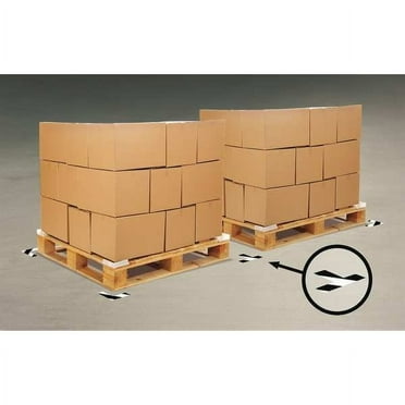 Mighty Line Floor Tape,Black/White,2 inx6 in,T,PK100 B&AMP;WT