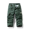 thumbnail image 2 of SwiftWear Men's Stretch Cargo Shorts with Drawstring & Multi-Pockets - Comfortable Casual Summer Shorts for Outdoor & Daily Wear, 2 of 4