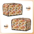 thumbnail image 3 of Rateoe Sunflowers Pumpkins And Autumn Leaves Pattern Toaster Covers 2 Slice Wide Slot,Bread Machine Cover,Bread Dust Cover & Fingerprint Protection,Appliance Covers, 3 of 7