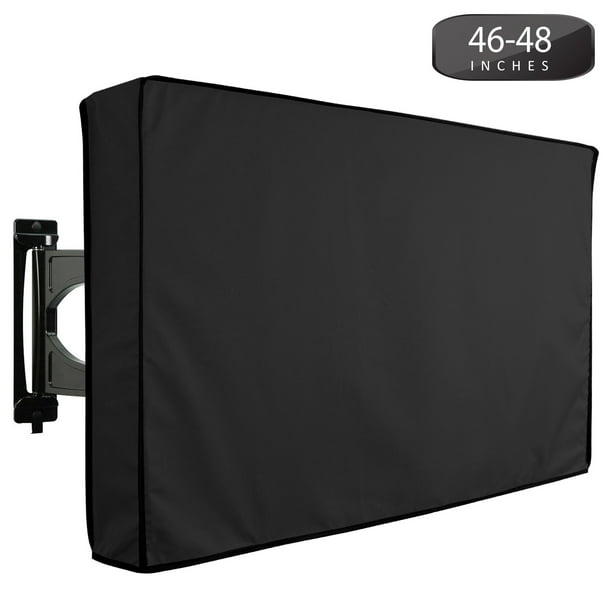 Outdoor Tv Cover 46 To 48 Inches Universal Weatherproof Protector Black Com Outdoor Tv Cover 46 To 48 Inches, How To Cover Your Outdoor Tv