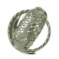 thumbnail image 3 of Pulsera abierta Brazalete Pulsera Simple Moda Mujer Plata, 3 of 6