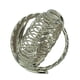 thumbnail image 3 of Pulsera abierta Brazalete Pulsera Simple Moda Mujer Plata, 3 of 6