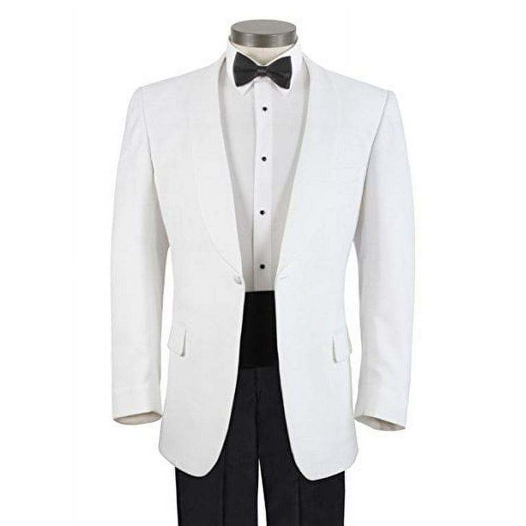 White 'Blaine' Dinner Jacket, Tuxedos & Suits