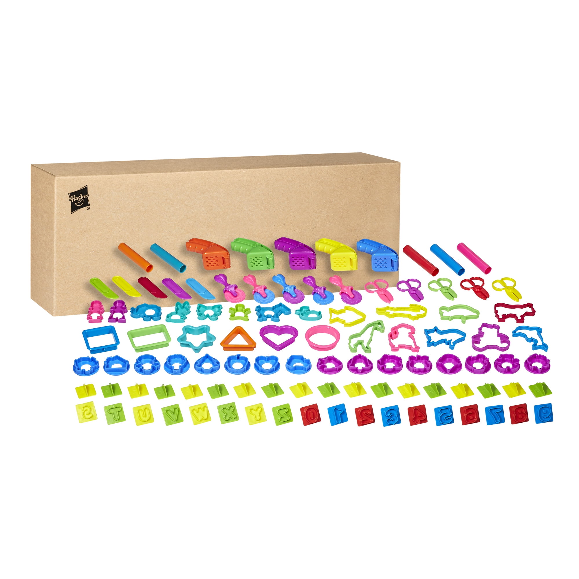 Details about   Kiddy Dough 45-Piece Tool Kit & Clay Party Pack w/ Letters & Tools Mega Playset 