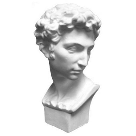 - Torino GES-200-5 Plaster Cast Mini Head Of David Sculpture
