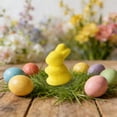 thumbnail image 4 of WUJGXI Bunny Figurine Easter Home Cute Desktop Tabletop Ornament For Living Room Decoration, 4 of 6