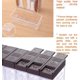thumbnail image 4 of 6 Estuche Coctelera de especias Tapa abierta de dos vías multifuncional Caja de condimentos transparente Coctelera de sal y pimienta de plástico Recipiente de almacenamiento de condimentos con tapa Ho Afortunado Sencillez, 4 of 4
