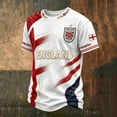 thumbnail image 2 of 2026 Soccer Cup Crew Neck Short Sleeve T-Shirt for Men, Scottish Plaid Lion Graphic Tee - British Heritage Print Casual Summer Top for Daily Wear & Party Hot Pink XXXXL, 2 of 5