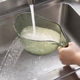 thumbnail image 6 of Multipurpose Rice Washing Bowl Strainer With Handle, Multifunctional Colander Drain Basket, Vegetable Fruit Cheese Coffee Filter, Kitchen Tool for Home Cooking, 6 of 7