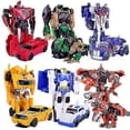 thumbnail image 1 of Transforming Toy Car Children 12cm Transformation Robot Kit Toys Models 2 In 1 One Step Model Deformed Car Toy For Boy Gift, 1 of 2