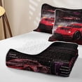 thumbnail image 4 of Erosebridal Red Fast Car Quilt Full for Boys,Car Theme Full Bedspread Sets for Teens, 4 of 7