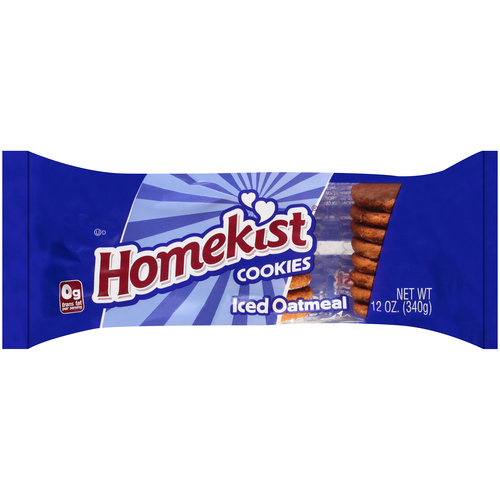 Homekist Iced Oatmeal Cookies, 12 Oz.