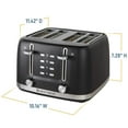 thumbnail image 4 of West Bend 4-Slice Toaster, in Black (TTWB4SBK13), 4 of 14